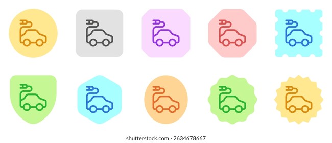 Editable electric vehicle vector icon. Environment, ecology, eco-friendly. Part of a big icon set family. Perfect for web and app interfaces, presentations, infographics, etc