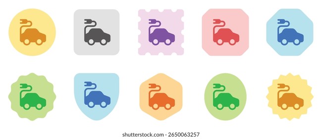 Editable electric vehicle vector icon. Environment, ecology, eco-friendly. Part of a big icon set family. Perfect for web and app interfaces, presentations, infographics, etc