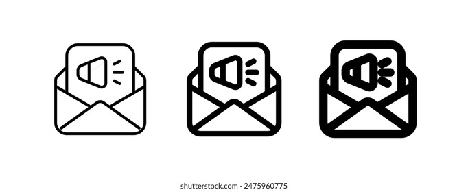 Editable email marketing vector icon. SEO, marketing, business. Part of a big icon set family. Perfect for web and app interfaces, presentations, infographics, etc