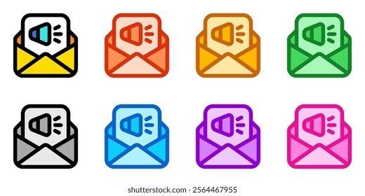 Editable email marketing vector icon. SEO, marketing, business. Part of a big icon set family. Perfect for web and app interfaces, presentations, infographics, etc