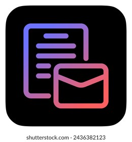 Editable email vector icon. Online learning, course, tutorial. Part of a big icon set family. Perfect for web and app interfaces, presentations, infographics, etc