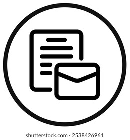 Editable email vector icon. Online learning, course, tutorial. Part of a big icon set family. Perfect for web and app interfaces, presentations, infographics, etc