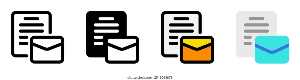 Editable email vector icon. Online learning, course, tutorial. Part of a big icon set family. Perfect for web and app interfaces, presentations, infographics, etc