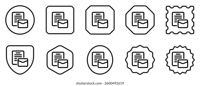 Editable email vector icon. Online learning, course, tutorial. Part of a big icon set family. Perfect for web and app interfaces, presentations, infographics, etc