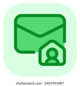 Editable email, work, home, mailing vector icon. Remote work, job, profession, freelance. Part of a big icon set family. Perfect for web and app interfaces, presentations, infographics, etc