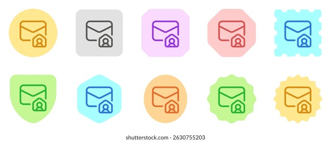 Editable email, work, home, mailing vector icon. Remote work, job, profession, freelance. Part of a big icon set family. Perfect for web and app interfaces, presentations, infographics, etc