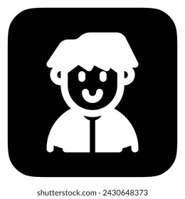 Editable employee avatar vector icon. User, profile, identity, persona. Part of a big icon set family. Perfect for web and app interfaces, presentations, infographics, etc