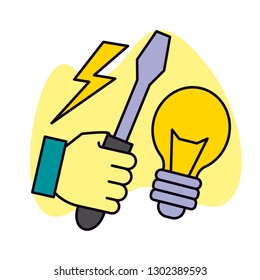 editable engineer jobs vector icon, modern concept 
