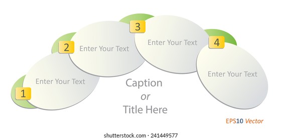 Editable EPS 10 vector business infographic template with a space to enter text or caption. Can be used for workflow layout, diagram, web design, presentations and brochures.