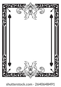 Editable EPS Ornamental Border Decorative Vector