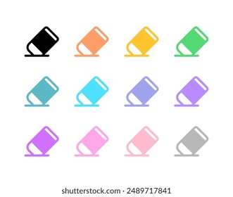 Editable eraser vector icon. Part of a big icon set family. Perfect for web and app interfaces, presentations, infographics, etc