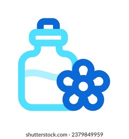Icono de vector de aceite de esencia editable. Bienestar, spa, relajación. Parte de una familia de iconos grandes. Perfecto para interfaces web y de aplicaciones, presentaciones, infografías, etc
