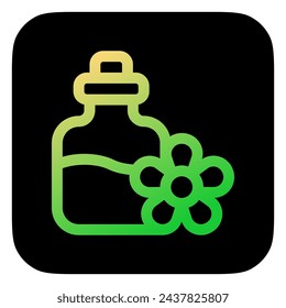 Icono de vector de aceite de esencia editable. Wellness, spa, relajación. Parte de una gran familia de iconos. Perfecto para interfaces web y aplicaciones, presentaciones, infografías, etc
