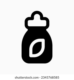 Bearbeitbare ätherische Öl-Vektorsymbol. Kosmetik, Make-up, Hautpflege, Schönheit. Teil einer großen Icon-Set-Familie. Perfekt für Web- und App-Schnittstellen, Präsentationen, Infografiken usw.
