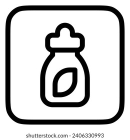 Editable essential oil vector icon. Cosmetics, makeup, skincare, beauty. Part of a big icon set family. Perfect for web and app interfaces, presentations, infographics, etc