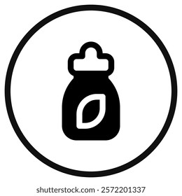 Editable essential oil vector icon. Cosmetics, makeup, skincare, beauty. Part of a big icon set family. Perfect for web and app interfaces, presentations, infographics, etc