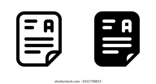 Editable examination, test vector icon. School, education, course. Part of a big icon set family. Perfect for web and app interfaces, presentations, infographics, etc