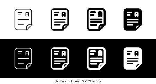 Editable examination, test vector icon. School, education, course. Part of a big icon set family. Perfect for web and app interfaces, presentations, infographics, etc