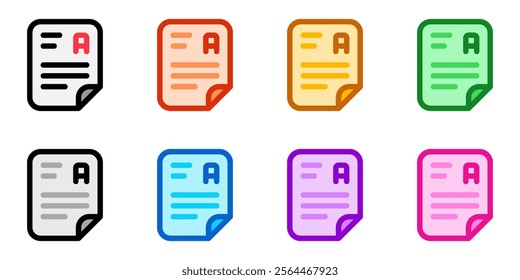 Editable examination, test vector icon. School, education, course. Part of a big icon set family. Perfect for web and app interfaces, presentations, infographics, etc