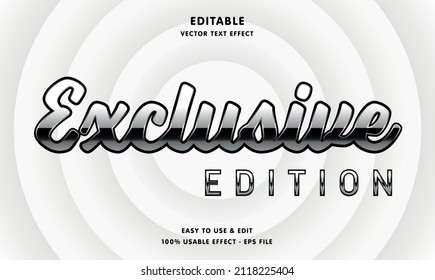 editable exclusive vector text effect with modern style design, usable for logo or company campaign 