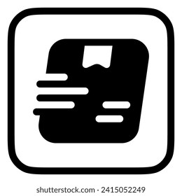 Editable express, fast, instant delivery vector icon. Shipping, delivery, e-commerce, logistics. Part of a big icon set family. Perfect for web and app interfaces, presentations, infographics, etc