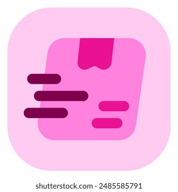 Icono de Vector de entrega rápida e instantánea editable. Envío, entrega, comercio electrónico, logística. Parte de una gran familia de iconos. Perfecto para interfaces de Web y App, presentaciones, infografías, etc