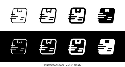 Editable express, fast, instant delivery vector icon. Shipping, delivery, e-commerce, logistics. Part of a big icon set family. Perfect for web and app interfaces, presentations, infographics, etc