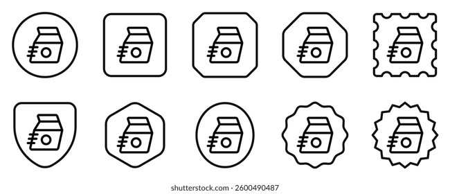 Editable express food delivery, lunch bag vector icon. Part of a big icon set family. Perfect for web and app interfaces, presentations, infographics, etc