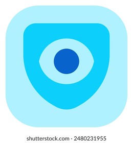 Vector de protección ocular editable. Parte de una gran familia de iconos. Perfecto para interfaces de Web y App, presentaciones, infografías, etc