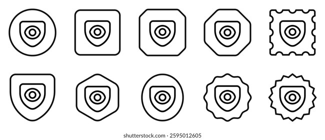 Editable eye protection vector icon. Part of a big icon set family. Perfect for web and app interfaces, presentations, infographics, etc