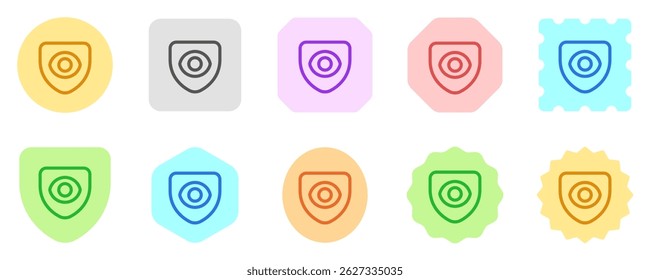 Editable eye protection vector icon. Part of a big icon set family. Perfect for web and app interfaces, presentations, infographics, etc