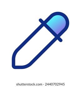 Cuentagotas editable, icono de vector de selector de color. Parte de una gran familia de iconos. Perfecto para interfaces web y aplicaciones, presentaciones, infografías, etc