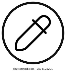 Editable eyedropper, color picker vector icon. Part of a big icon set family. Perfect for web and app interfaces, presentations, infographics, etc