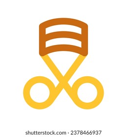 Editable eyelash curler vector icon. Cosmetics, makeup, skincare, beauty. Part of a big icon set family. Perfect for web and app interfaces, presentations, infographics, etc