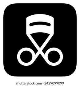 Editable eyelash curler vector icon. Cosmetics, makeup, skincare, beauty. Part of a big icon set family. Perfect for web and app interfaces, presentations, infographics, etc