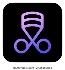 Editable eyelash curler vector icon. Cosmetics, makeup, skincare, beauty. Part of a big icon set family. Perfect for web and app interfaces, presentations, infographics, etc
