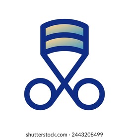 Icono de vector de rizador de pestañas editable. Cosméticos, maquillaje, cuidado de la piel, belleza. Parte de una gran familia de iconos. Perfecto para interfaces web y aplicaciones, presentaciones, infografías, etc