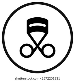 Editable eyelash curler vector icon. Cosmetics, makeup, skincare, beauty. Part of a big icon set family. Perfect for web and app interfaces, presentations, infographics, etc