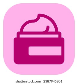 Editable facial cream vector icon. Cosmetics, makeup, skincare, beauty. Part of a big icon set family. Perfect for web and app interfaces, presentations, infographics, etc