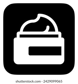 Editable facial cream vector icon. Cosmetics, makeup, skincare, beauty. Part of a big icon set family. Perfect for web and app interfaces, presentations, infographics, etc