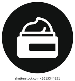 Editable facial cream vector icon. Cosmetics, makeup, skincare, beauty. Part of a big icon set family. Perfect for web and app interfaces, presentations, infographics, etc