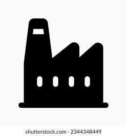 Editable factory plant vector icon. Part of a big icon set family. Perfect for web and app interfaces, presentations, infographics, etc
