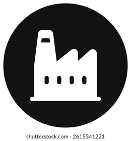 Editable factory plant vector icon. Part of a big icon set family. Perfect for web and app interfaces, presentations, infographics, etc