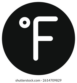 Editable fahrenheit thermometer vector icon. Part of a big icon set family. Perfect for web and app interfaces, presentations, infographics, etc