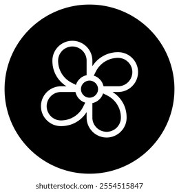 Editable fan, ventilation vector icon. Property, real estate, construction, mortgage, interiors. Part of a big icon set family. Perfect for web and app interfaces, presentations, infographics, etc