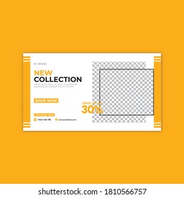 Editable Fashion Brand Post Template Social Media Banners for Digital Marketing. Promotion Brand Fashion.