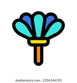 Editable feather duster vector icon. Part of a big icon set family. Perfect for web and app interfaces, presentations, infographics, etc
