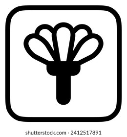 Editable feather duster vector icon. Part of a big icon set family. Perfect for web and app interfaces, presentations, infographics, etc