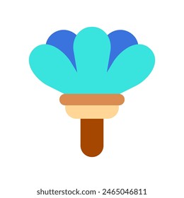 Editable feather duster vector icon. Part of a big icon set family. Perfect for web and app interfaces, presentations, infographics, etc