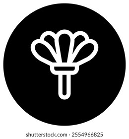Editable feather duster vector icon. Part of a big icon set family. Perfect for web and app interfaces, presentations, infographics, etc